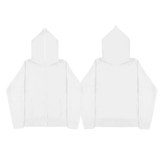 Sweat full zip avec capuche Homme/Femme